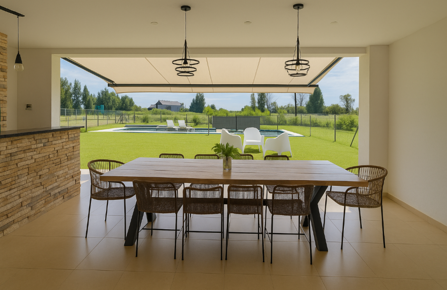 EXCLUSIVA RESIDENCIA MODERNA EN LA VICTORIA POLO COUNTRY CLUB - AREA 60 - Autovia 2 km 64 -