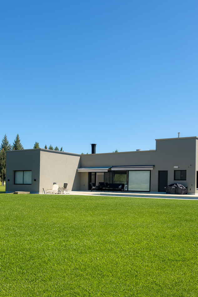 PROPIEDAD DE 4 AMBIENTES AMOBLADA, CON PISCINA, QUINCHO Y CANCHA DE FUTBOL PRIVADA, EN EL CLUB DE CAMPO LA RESERVA ESCONDIDA - AREA 60 