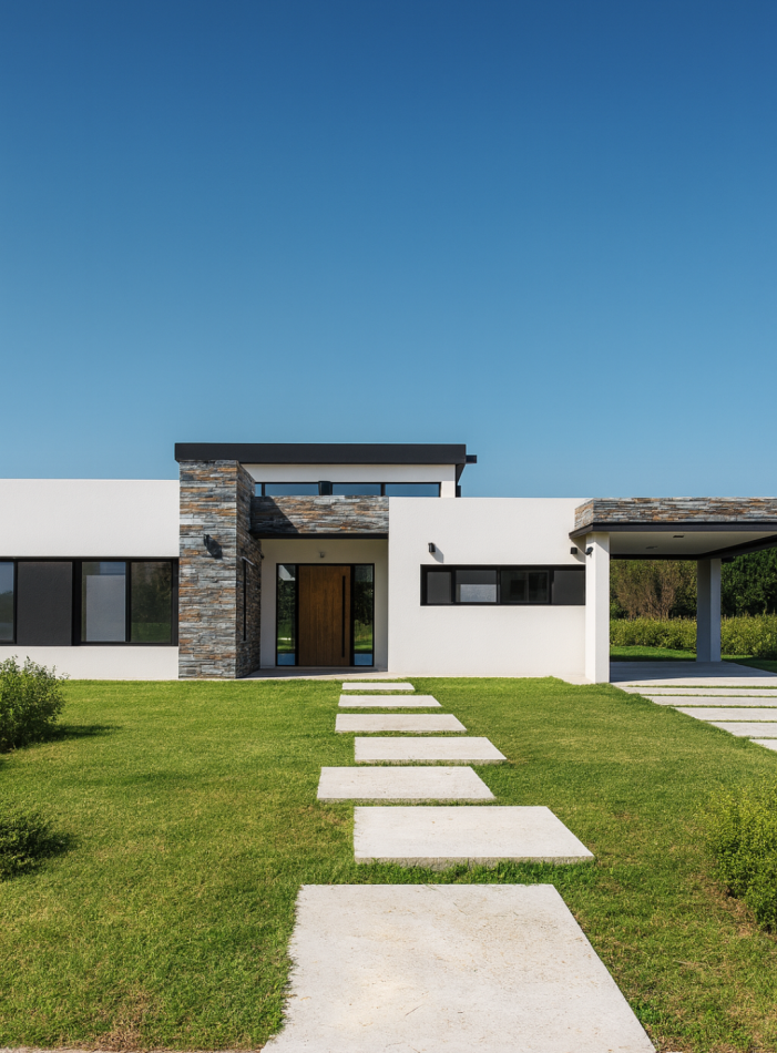 EXCLUSIVA CASA MODERNA CON VISTA A LA LAGUNA Y PISCINA. en el Club de Campo LA VICTORIA POLO COUNTRY CLUB - AREA 60 