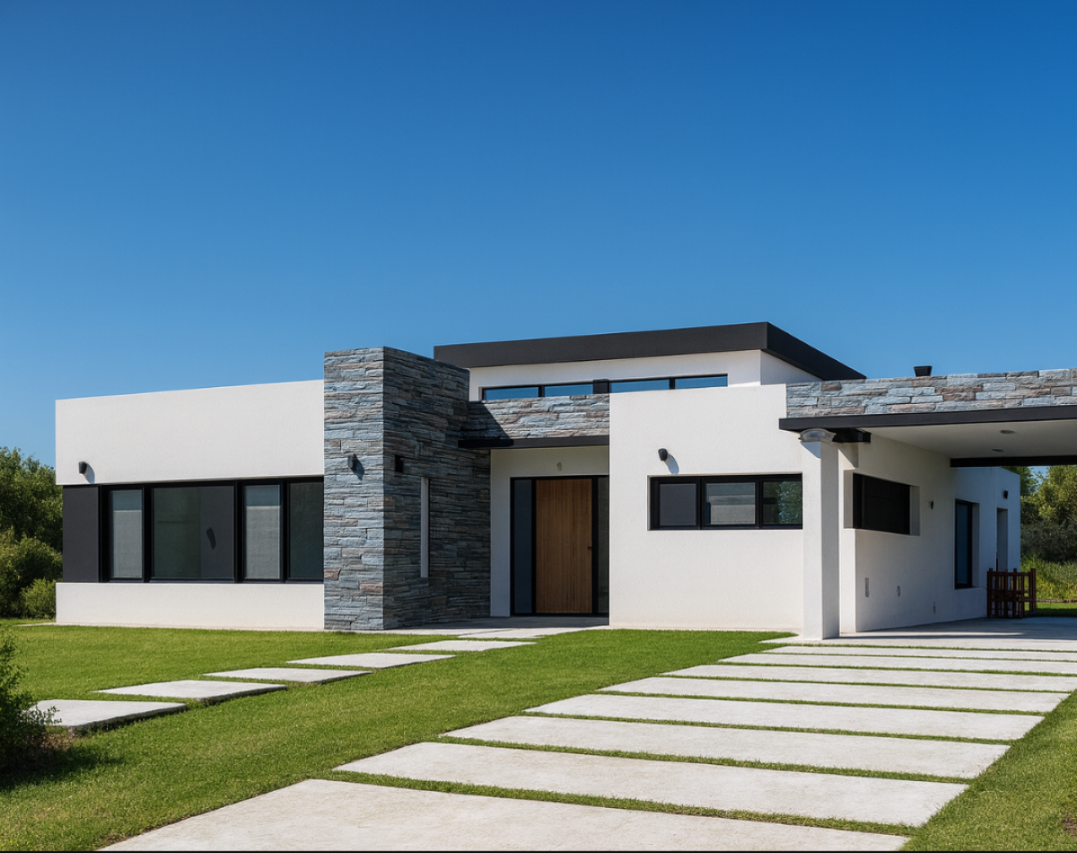 EXCLUSIVA CASA MODERNA CON VISTA A LA LAGUNA Y PISCINA. en el Club de Campo LA VICTORIA POLO COUNTRY CLUB - AREA 60 