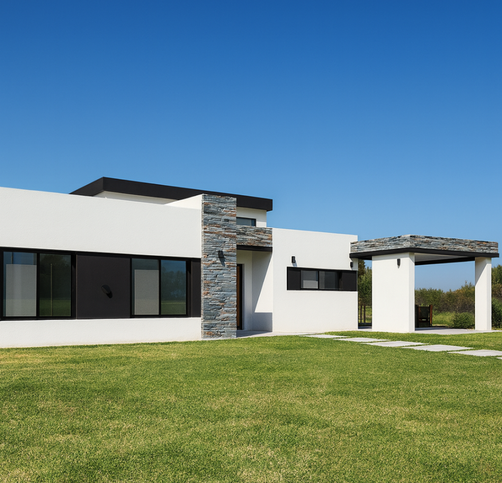 EXCLUSIVA CASA MODERNA CON VISTA A LA LAGUNA Y PISCINA. en el Club de Campo LA VICTORIA POLO COUNTRY CLUB - AREA 60 