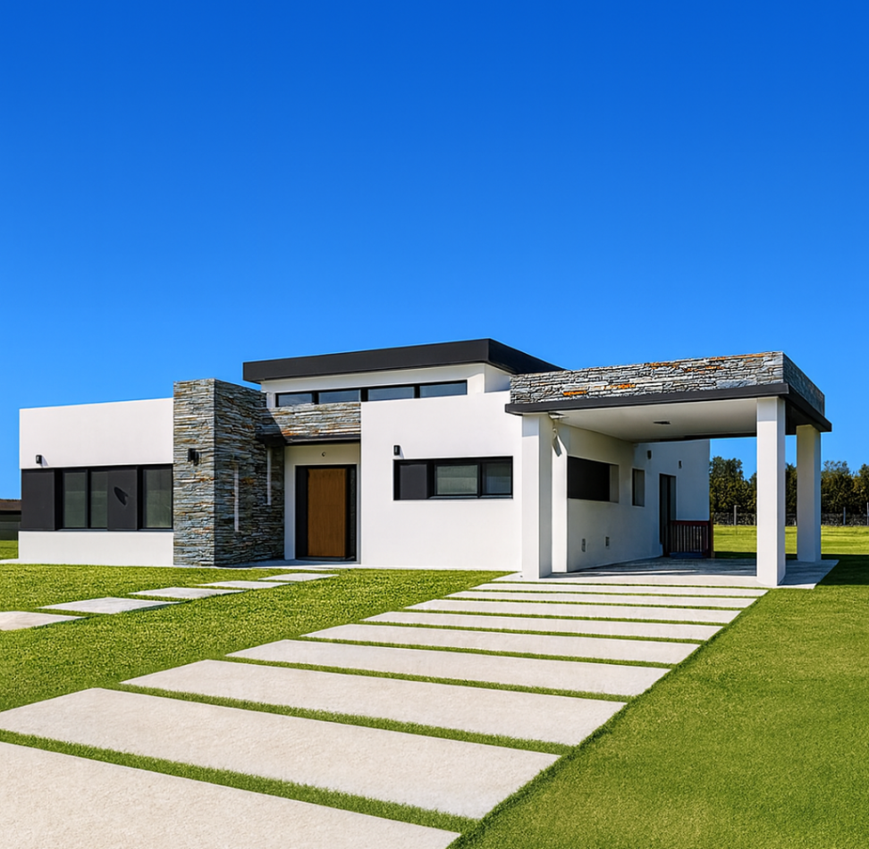 EXCLUSIVA CASA MODERNA CON VISTA A LA LAGUNA Y PISCINA. en el Club de Campo LA VICTORIA POLO COUNTRY CLUB - AREA 60 